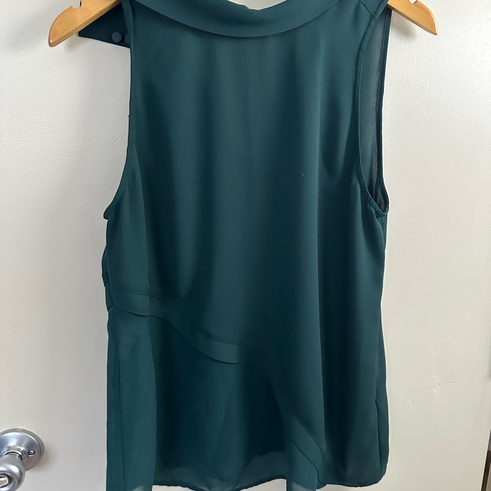 Leith Green Blouse Chic and Versatile